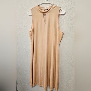 Worthington Dusty Pink A-line dress Size L